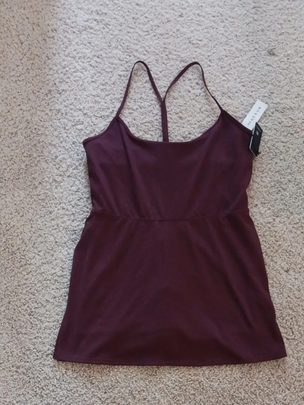 PacSun Women’s Burgundy Active  Wear Dress With Shorts
